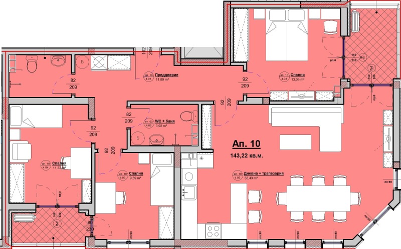 Til salg  2 soveværelser region Plovdiv , Asenovgrad , 103 kvm | 97431690 - billede [4]